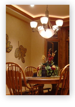 residential lighting rope lights chandelier fixture installation